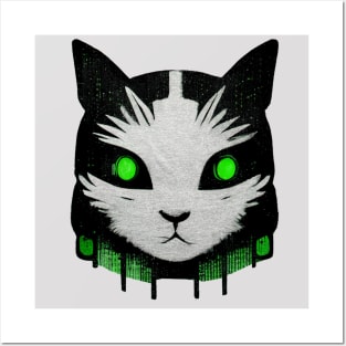 Alien Cat Posters and Art